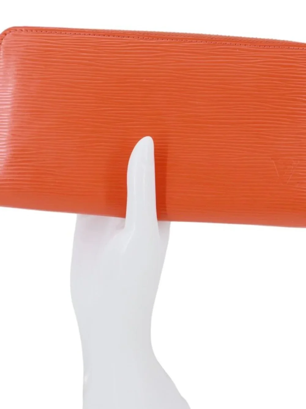 Louis Vuitton Zippy Epi Leather Wallet Orange